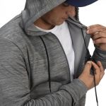 Толстовка Simms Challenger Hoody - Full Zip '21, Carbon Heather, L