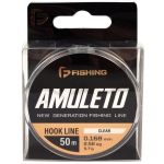 Леска F-Fishing Amuleto Hook Line Clear 50м 0,153мм 2,19кг 4,8lb