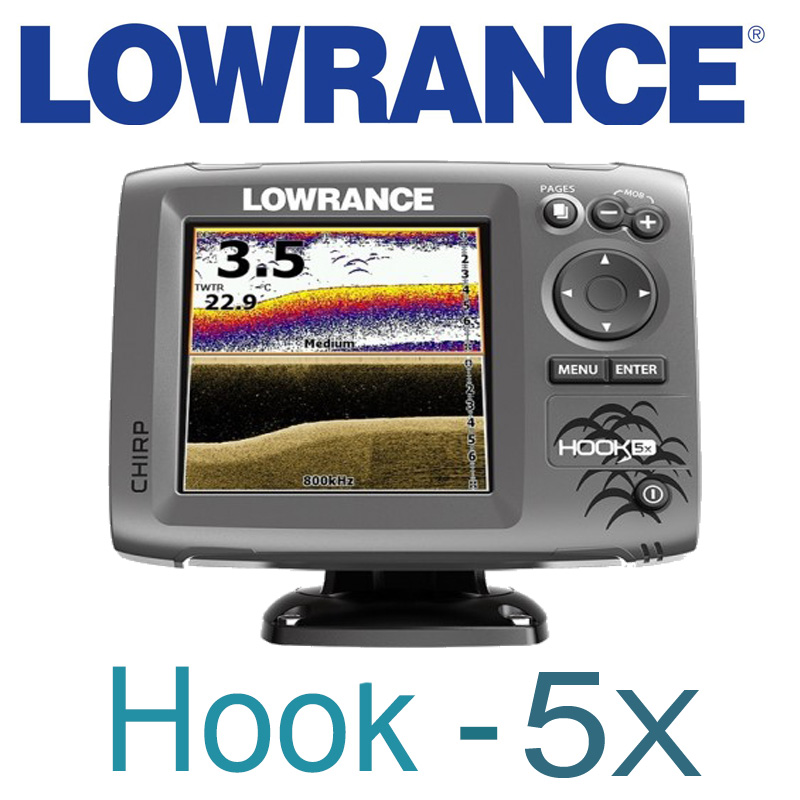 Lowrance Hook-5x Mid/High/DownScan
