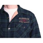 Рубашка Alaskan с меховой подкладкой синяя клетка XL