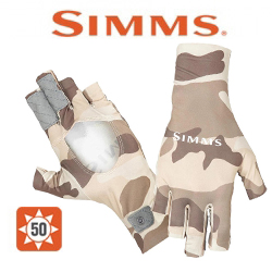 Simms SolarFlex SunGlove, Woodland Camo Sandbar