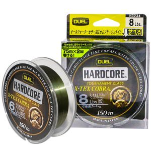 Леска монофильная Duel Hardcore X-Tex Cobra 150м (Camouflage) #3,0 0,285мм