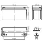 Аккумулятор Delta DTM 12150L