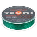 Шнур Akara Teuri X-9 Green 135 м 0,19