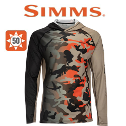 Simms SolarVent Hoody - Pro, Woodland Camo Flame