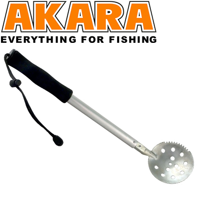 Akara Черпак алюминиевый с неопреновой ручкой