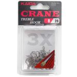 Крючок тройник Kaida CRANE Treble HookTeflonTreated H332 #4 28шт