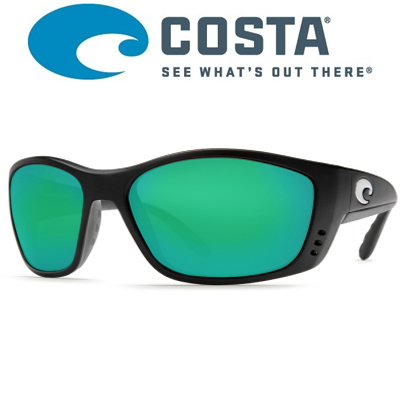 Costa Fisch 580 P Black/Green Mirror