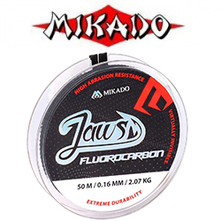 Mikado Fluorocarbon Jaws 20-50m прозрачная