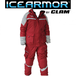 Clam IceArmor Extreme Suits Red/Gray