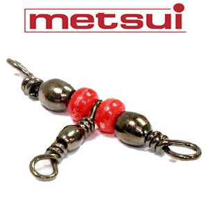 Metsui Triple Swivel With Red Bead