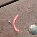 Силиконовые приманки Trout Zone Blood Worm Мотыль