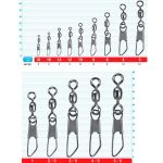 Застежка с вертлюгом Owner Snap Swivel №3/0 3шт