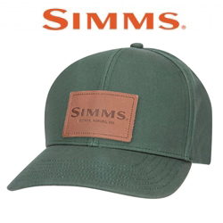 Simms Leather Patch Cap, Foliage