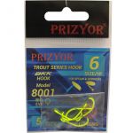 Крючок Prizyor Trout series hook №8 Yellow uv