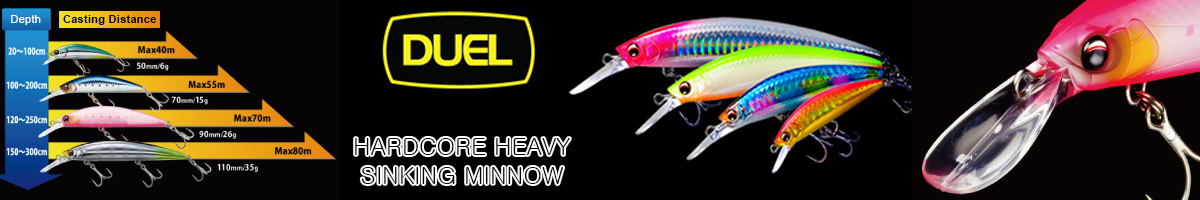 Duel Hardcore Heavy Sinking Minnow 110S F975 