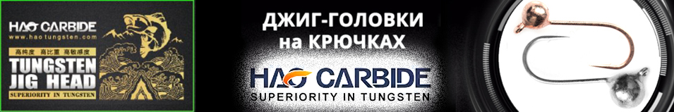 HAO  CARBIDE Вольфрамовые мормышки на крючках Hayabusa Fly 372 #12