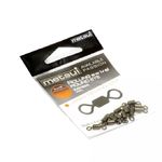 Вертлюги Metsui Rolling Swivel Round Eye цвет black, размер № 4, в уп. 12 шт.