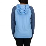 Термофутболка Simms Women's Bugstopper SolarFlex Hoody, Cornflower Heather, M