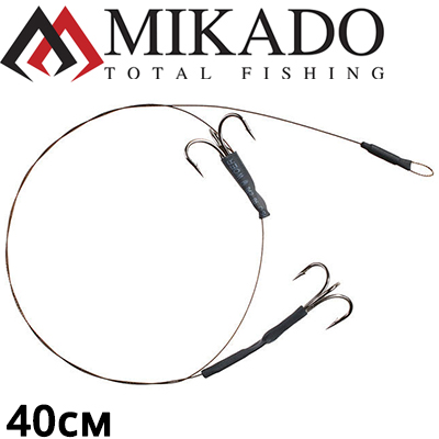 Mikado X-Plode Поводки стальные комбинированные 