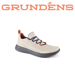 Grundens CrossCurrent Boat Shoe, Bone