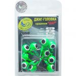 Джиг крашеный Шар 16 гр, цв. 07-зеленый, кр-к VD-071 GCB-071S-16-07 10 шт