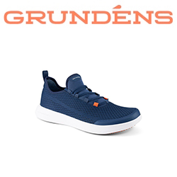 Grundens CrossCurrent Boat Shoe, Blue Abyss