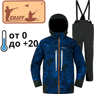 Graff 607-В-9/707-В-1 (Bratex 20000, синий камо)
