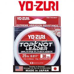 Yo-Zuri Topknot Leader Fluorocarbon 100% 30Yds