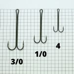 Двойной крючок Hanzo Double Hook Super Long №1/0 уп.10 шт. DHSL-1/0
