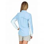 Рубашка Simms Women's BiComp LS Shirt, L, Faded Denim