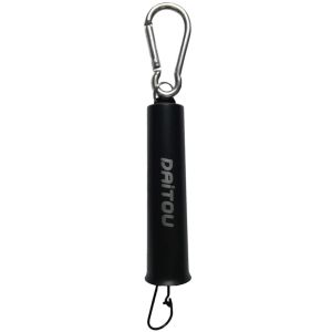 Страховочный тросик с чехлом и карабином Daitoubuku 1377 Tool Retractor BK