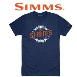 Simms Wader MT T-Shirt Navy Heather
