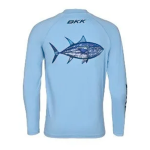 Футболка с длинным рукавом BKK Long Sleeve Performance Shirt - Tuna - Light (F-SB-1044) Blue XXL