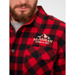 Рубашка фланелевая Alaskan красная клетка р. M
