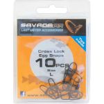 Застёжки Savage Gear CrossLock Egg Snap M 61781