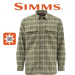 Simms Coldweather LS Shirt Covert Plaid
