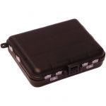 Коробка-раскладушка Kosadaka "Книжка" TB-S12-BLK, 11*9.5*2.5см для мелочей, чёрная