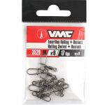 Вертлюг с карабином VMC 3526 BK №10  13кг