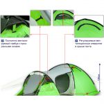 Туристическая палатка World of Maverick IDEAL Comfort 300 Alu