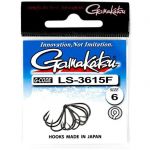 Крючок Gamakatsu LS-3615F 11p N/L Black №12