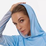 Лонгслив женский Finntrail Venus Hood W 6621 LightBlue (XS)