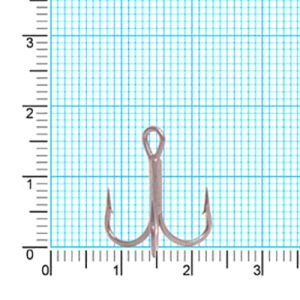 Крючок тройник Kaida CRANE Treble HookTeflonTreated H331 #8 26шт