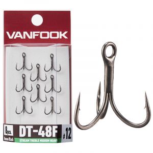 Крючок тройной Vanfook DT-48F Stream True Medium Heavy BK10