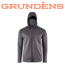 Grundens Grundies Thermal FZ Hoodie, Black