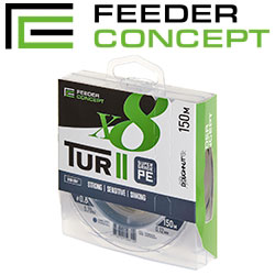 Feeder Concept Tur II х8 Braid Dark Grey 150m
