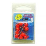 Джиг крашеный "Шар UltraLight" 1,6 гр, цв. 03-оранжевый, кр-к VD-072 №4, 10 шт/упак