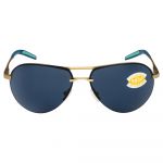 Очки поляризационные Costa Helo 580P Matte Champagne+Deep Blue/Gray 580P