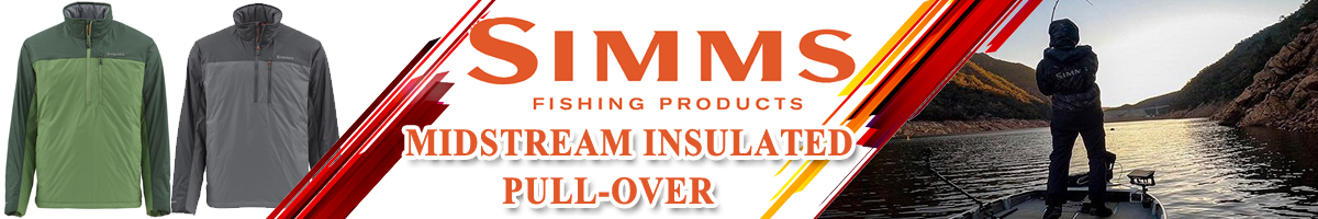 Simms Midstream Insulated Pull-Over, Anvil