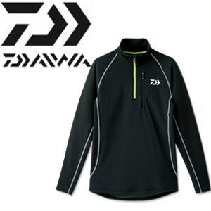 Daiwa Breathmagic Half Zip Jacket DE-6603 (Black-Lime)